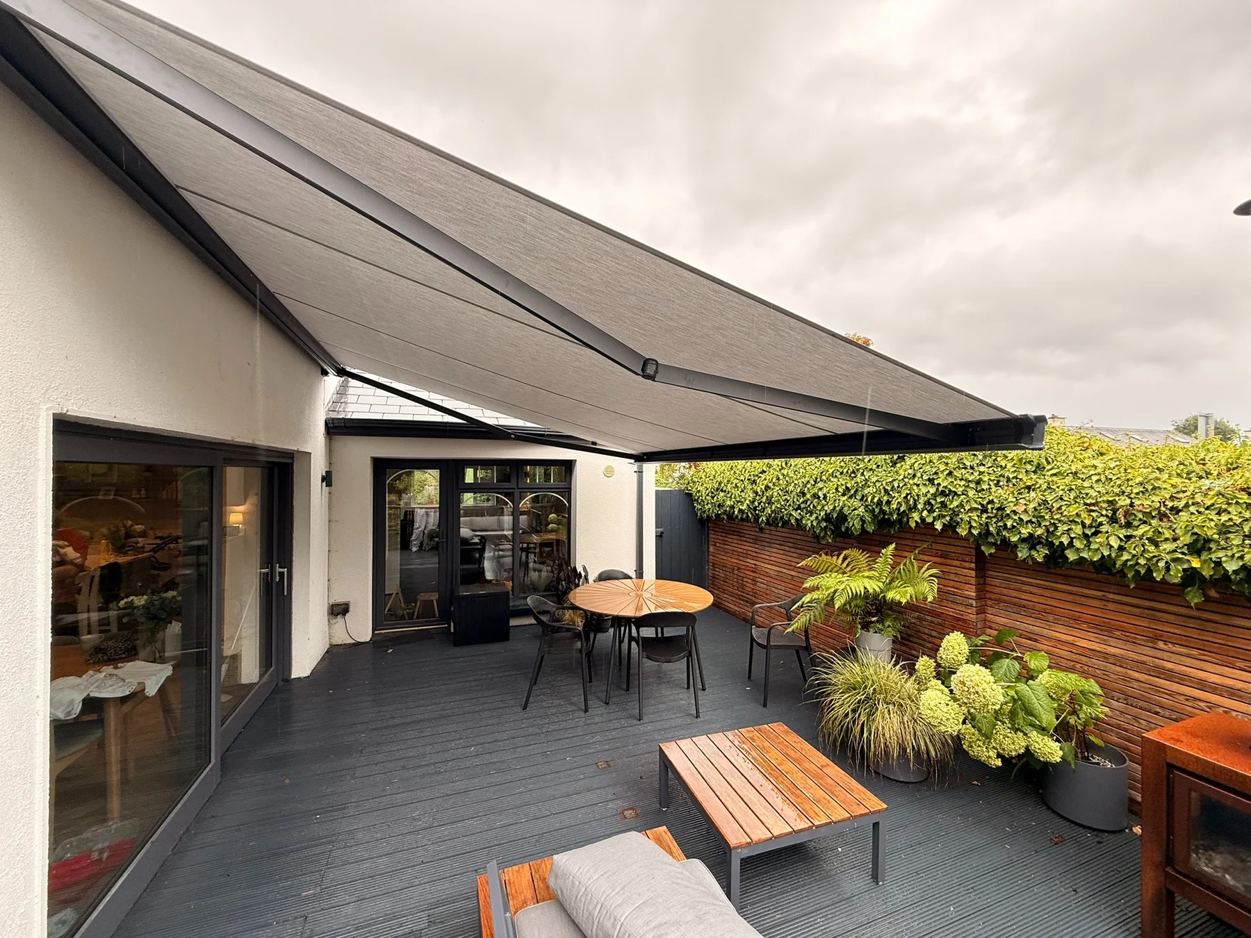 SLIMLINE Full Cassette awning example